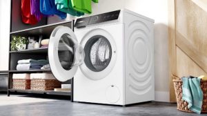 Bosch Seria 8 WGB25400BY - Siguranță, stabilitate și întreținere simplă